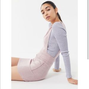 UO corduroy Pinafore Mini Dress